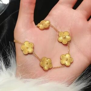 Gold Flower Bracelet